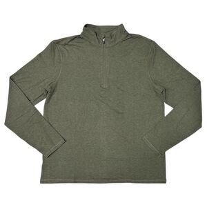 Green - Member's Mark Mens Favorite Soft Quarter Zip Pullover, Lightweight, Regu